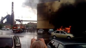 Горит десятка Липецк ТЦ Радуга