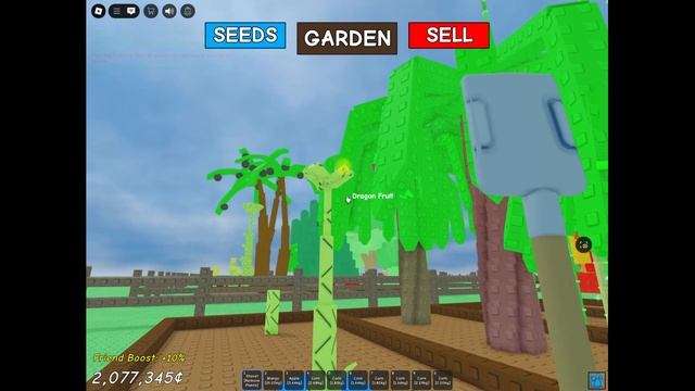 как растёт кукуруза в игре вырасти сад #роблокс #roblox смотреть онлайн