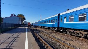 Вишня! БЧ! Прибытие ТЭП70БС-018 с поездом №51/52 Брест - Сан?