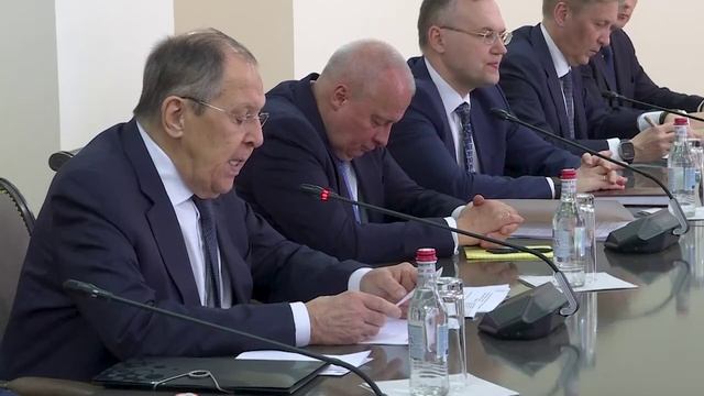 С.Лавров и А.Мирзоян, Ереван, 21 мая 2025 года