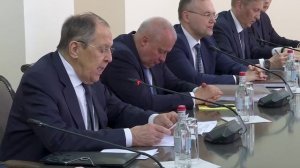 С.Лавров и А.Мирзоян, Ереван, 21 мая 2025 года