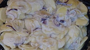 Картофель в сливках с беконом и сыром — самый вкусный