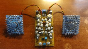 Испытание и прослушивание УМЗЧ German P20-3