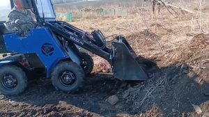 Отзыв от покупателя на мини погрузчик «Барнаулец-500»