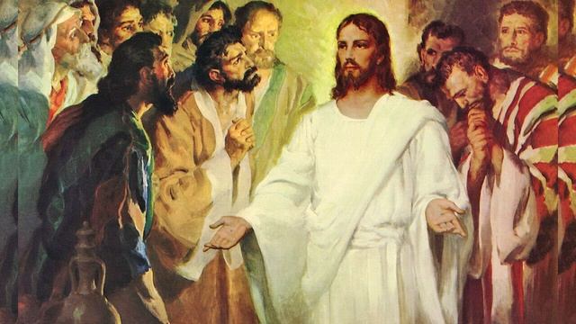 "Стал отдалятся от них и возноситься на небо". Ев. от Луки 24:36-53 смотреть онлайн