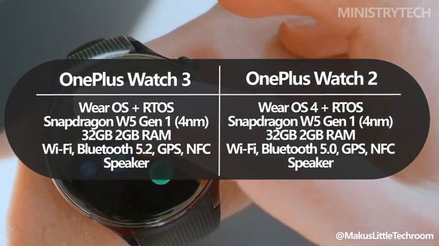 OnePlus Watch 3 Vs Watch 2 \ Стоит ли обновляться?