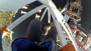 24 часа Самый высокий КРАН Замёрзли ночью с ТРЕЙСЕРОМ в