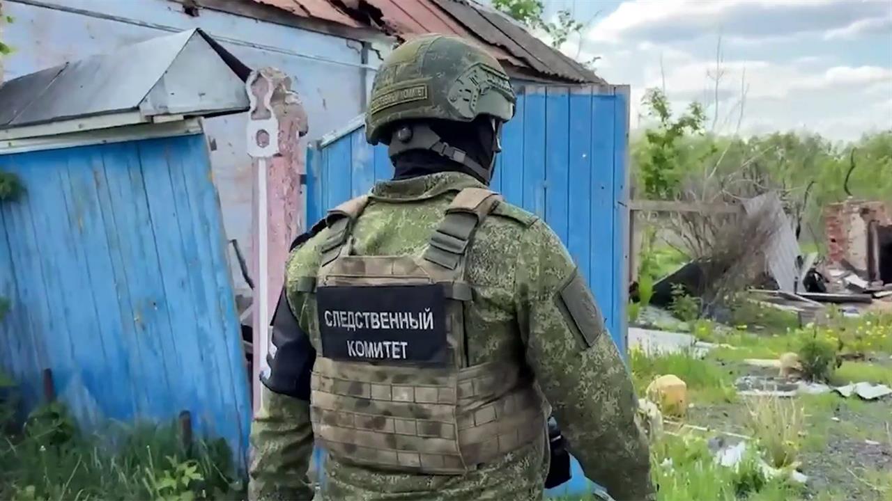 СК РФ продолжает фиксировать доказательства преступлений ВСУ в Русском Поречном Курской области