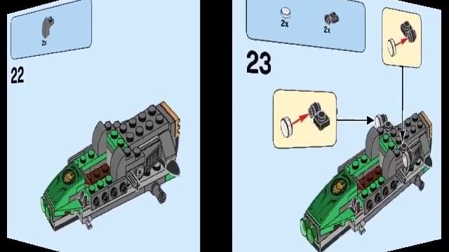 LEGO NINJAGO Тропический внедорожник Ллойда (71700), инструкци