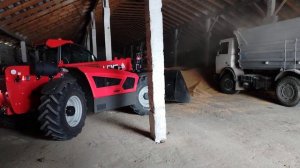 Телескопический погрузчик LGMG HA-735 на погрузке в старен