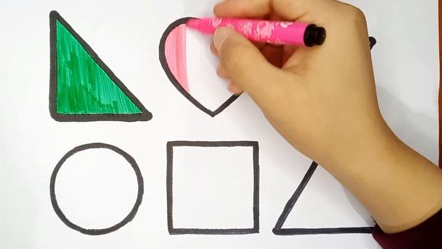 Как нарисовать ФИГУРЫ? Простой техника рисование дете смотреть онлайн