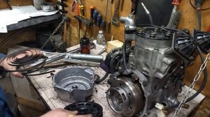 Сборка мотора снегохода POLARIS 600 RUSH ч2