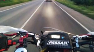 ВЕЧЕРНЯЯ ПОКАТУШКА НА ПРОГАСИ 250! МУЗЫКА+ЗАКАТ+МОТО= ВА