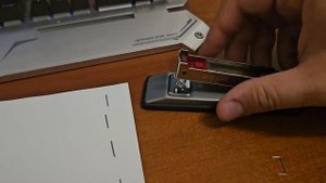 Степлер для бумаги с двумя режимами