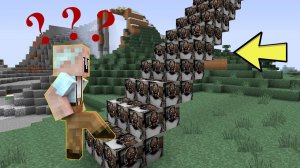 КУДА ВЕДЕТ САМАЯ ДЛИННАЯ ЛЕСТНИЦА ИЗ СЕКРЕТНЫХ БЛОКОВ В МАЙНКРАФТ   GRANDPA И БАБКА ГРЕННИ MINECRAFT