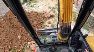 Мини экскаватор XCMG XE55U. Первый выезд.