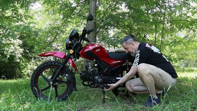 ROCKOT ALPHA off road 125 обзор и тест драйв! смотреть онлайн