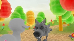 Русская народная песня - "Серенький козлик". Работа Ван Яны.