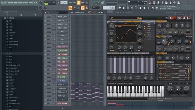 FL Studio Урок 3 Работа с басом