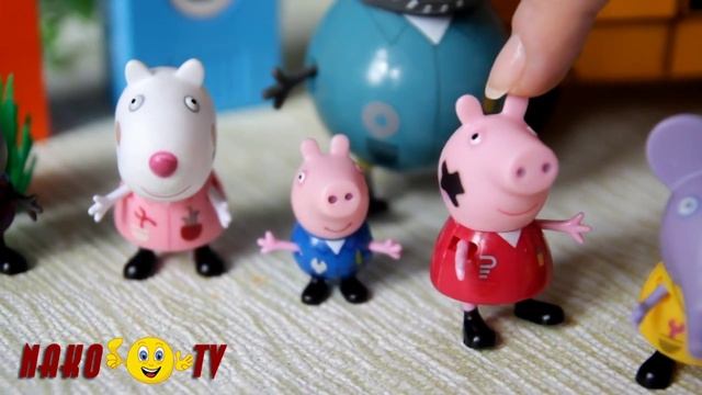 Свинка Пеппа  Помощники на заправке дедушка Пса мультики для самых маленьких смотреть онлайн