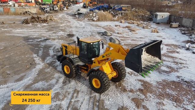 Обзор фронтального погрузчика Borus BS80DK (грузоподъемнос