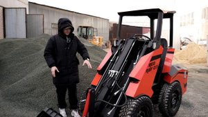 Обзор нового мини-погрузчика RBF-03 от компании RED инжини