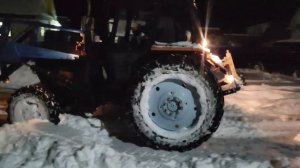 Чистка снега ЛТЗ 60АВ