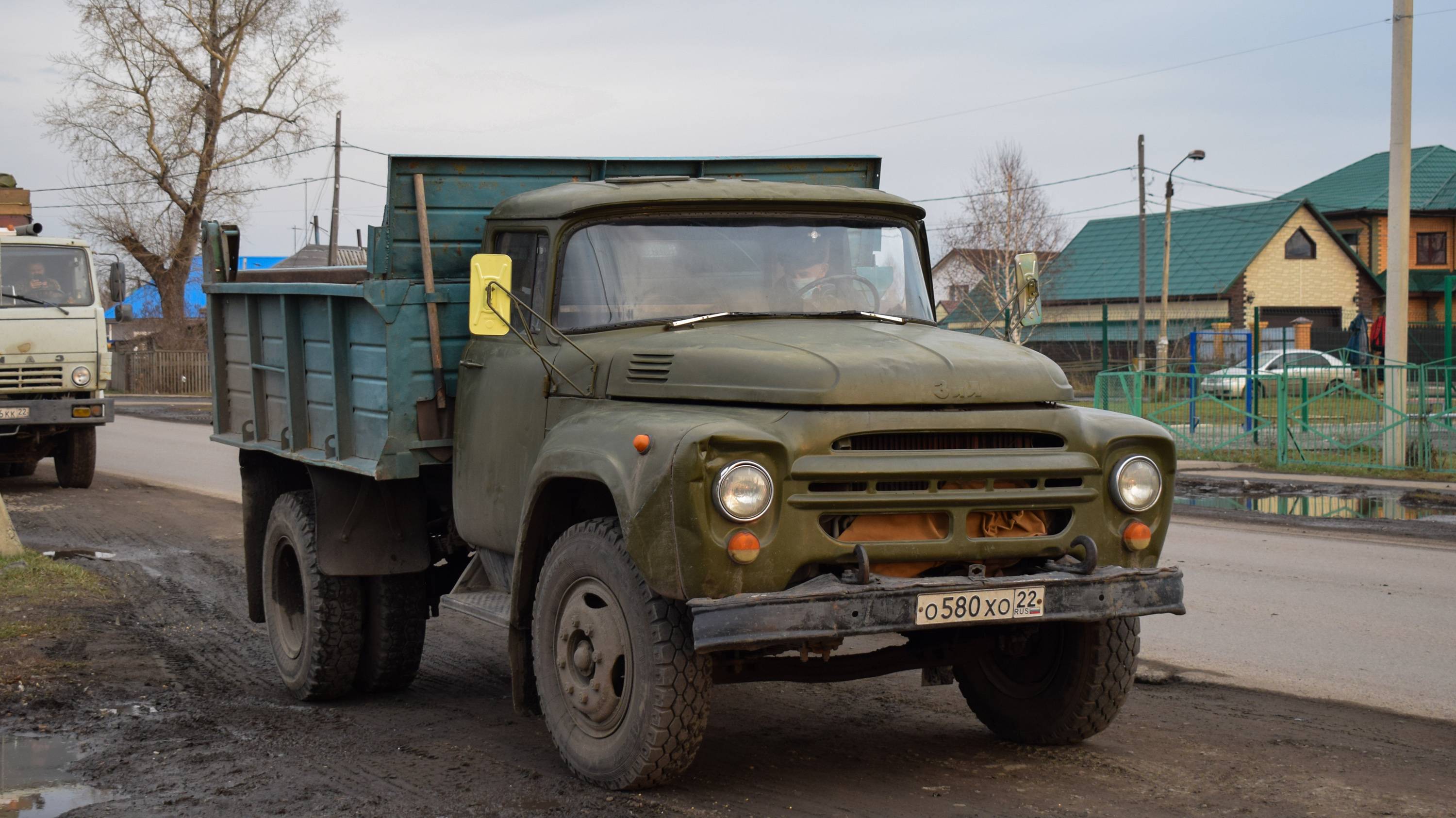 ЗИЛ-130К (ЗИЛ-495850). Звук двигателя ЗИЛ-157Д.