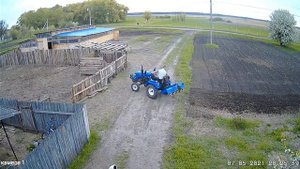 Мототрактор Скаут Т-18 в роботі.