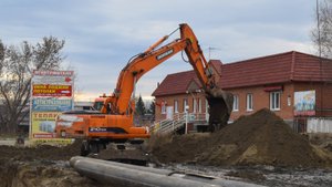 Экскаватор Doosan 210W Solar. Работа.