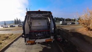 Тест драйв мусоровоза 16 м3 на шасси МАЗ