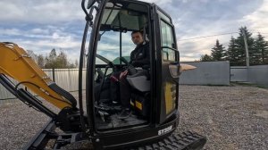 ОБЗОР МИНИ ЭКСКАВАТОРА SANY SY35U