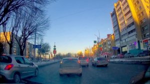 Едем по Тюмени: маршрут до музыкальной школы на автомобиле | Видео с регистратора