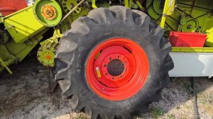 Ремонт колеса комбайна