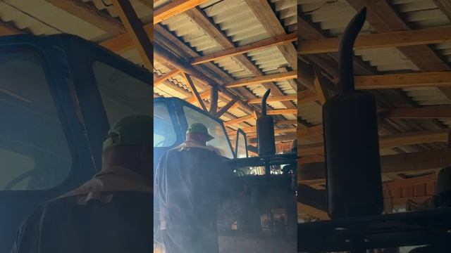 запуск трактора ЮМЗ на холодную после длительного про