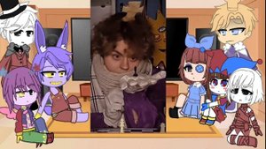 Реакция: Удивительный цифровой цирк на тик ток #Gacha Nox