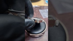 Часы ориент кварц,после замены стекла.
