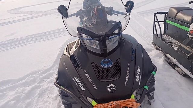 Ski-doo Skanblk 600ace после подводной" охоты"!!!! В строю!!! смотреть онлайн