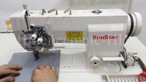 Двухигольная машина SUNSTAR KM-797 (комплект) БУ (с откл. лёг)