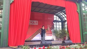 9 мая праздничный концерт на Тверской площади. Казачка.