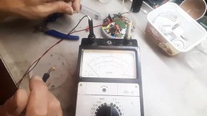 Замер СМД конденсаторов стрелочной Цешкой