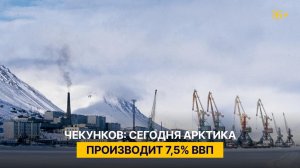 Чекунков: сегодня Арктика производит 7,5% ВВП