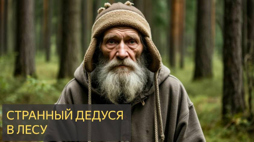 Странный дедуся в лесу (Мистическая история)