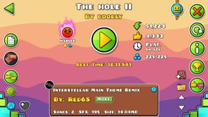 Geometry Dash. The Hole II by Boobly - 100%. Not Officcial Platformer