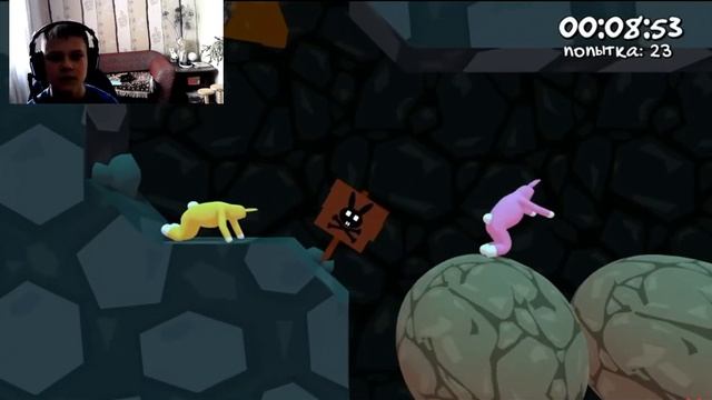 Реакция на Игра пытка Super Bunny Man смотреть онлайн