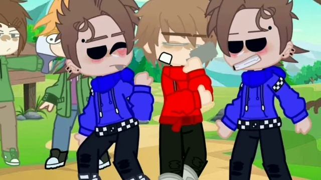 вы превращаетьсь в кого влюбленыGacha club Eddsworld my Au ТомТорд  ТордТом  ЭддМэттМэттЭдд 
