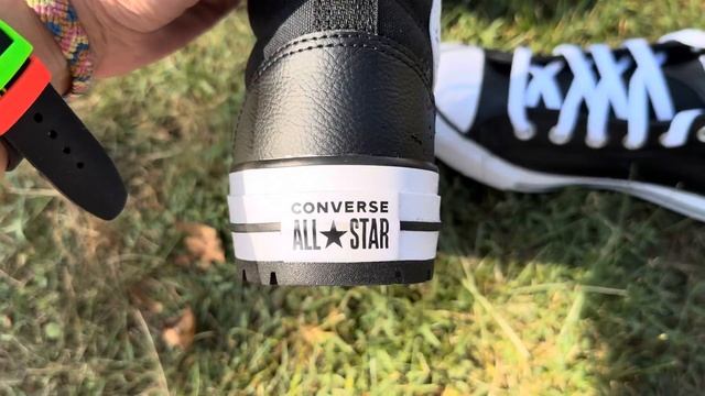 Кеды Converse Malden Street Boot Mid A04477C кожаные осенне-зимние с фли смотреть онлайн