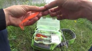 Со спиннингом по малой речке.Рыбалка на красивой речке.