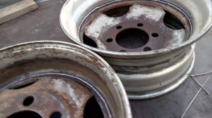 Скрестили диски газ 53 и безкамерку 22.5