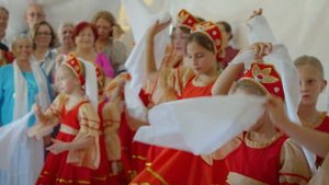 Калинка Малинка танец в исполнении детей прихода св. Л